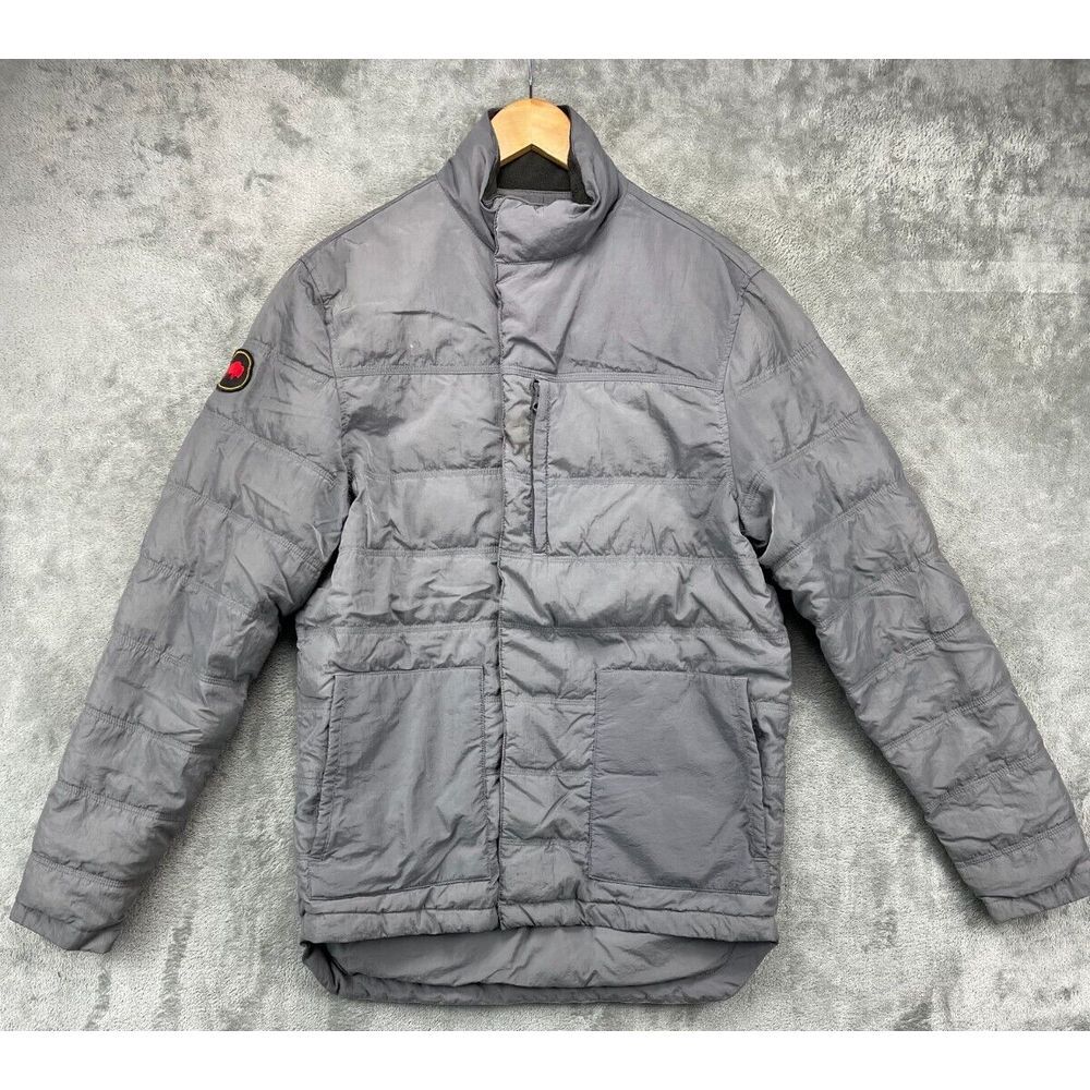 Mountain Khakis Men's Lynx Jacket Size Medium Gray Puffer Full Zip